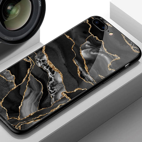 Xiaomi Pocophone F1 Cover - Black Marble Series - HQ Ultra Shine Premium Infinity Glass Soft Silicon Borders Case