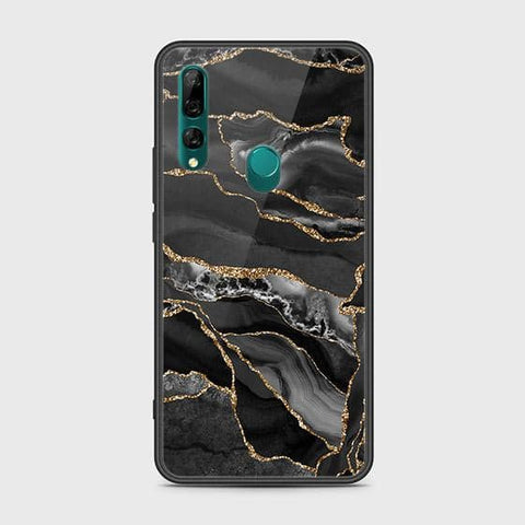 Huawei Y9 Prime 2019 Cover - Black Marble Series - HQ Ultra Shine Premium Infinity Glass Soft Silicon Borders Case