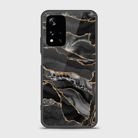 Xiaomi Poco M4 Pro 5G Cover- Black Marble Series - HQ Ultra Shine Premium Infinity Glass Soft Silicon Borders Case