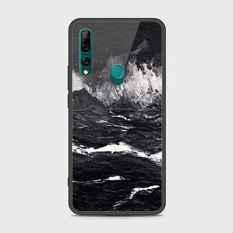 Huawei Y9 Prime 2019 Cover - Black Marble Series - HQ Ultra Shine Premium Infinity Glass Soft Silicon Borders Case