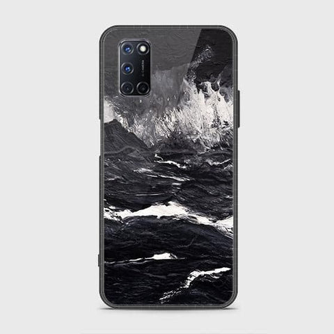 Oppo A72 Cover - Black Marble Series - HQ Ultra Shine Premium Infinity Glass Soft Silicon Borders Case SuccessActive