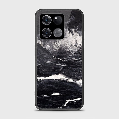 OnePlus Ace Racing Cover- Black Marble Series - HQ Ultra Shine Premium Infinity Glass Soft Silicon Borders Case