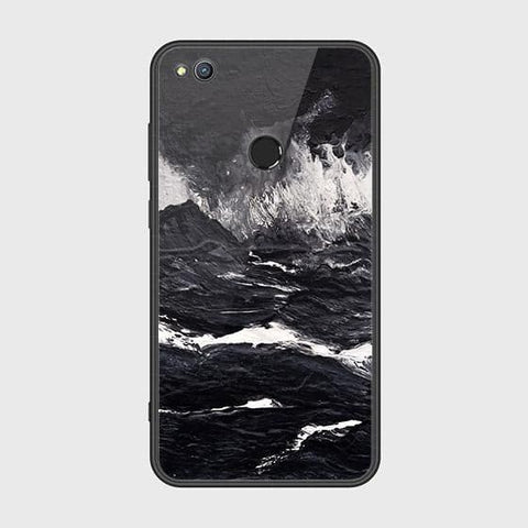 Huawei P9 Lite Cover - Black Marble Series - HQ Ultra Shine Premium Infinity Glass Soft Silicon Borders Case