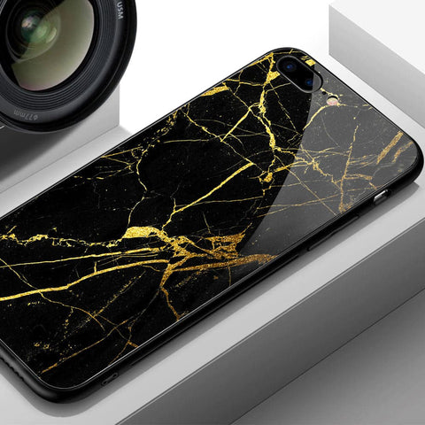 Xiaomi 12 Cover- Black Marble Series - HQ Ultra Shine Premium Infinity Glass Soft Silicon Borders Case