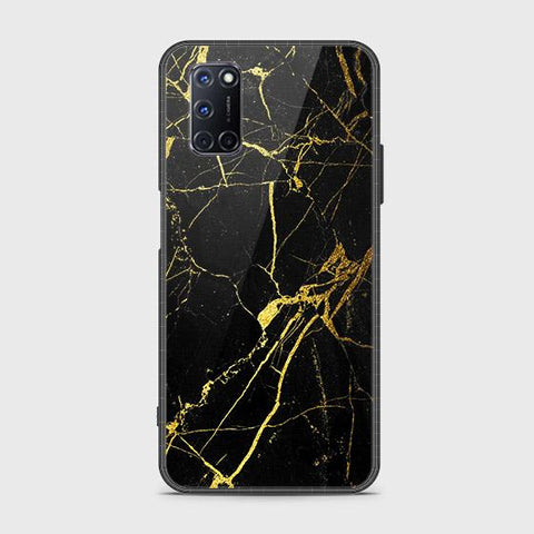 Oppo A72 Cover - Black Marble Series - HQ Ultra Shine Premium Infinity Glass Soft Silicon Borders Case SuccessActive