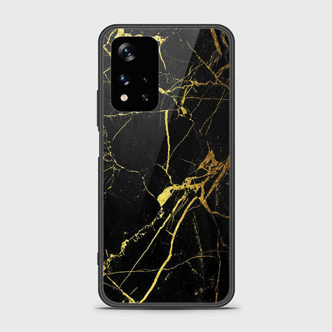 Xiaomi Poco M4 Pro 5G Cover- Black Marble Series - HQ Ultra Shine Premium Infinity Glass Soft Silicon Borders Case