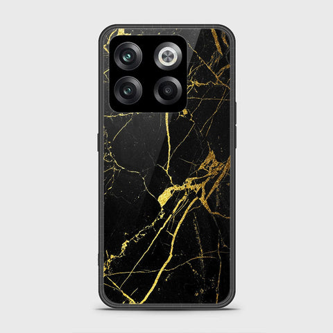 OnePlus Ace Pro Cover- Black Marble Series - HQ Ultra Shine Premium Infinity Glass Soft Silicon Borders Case