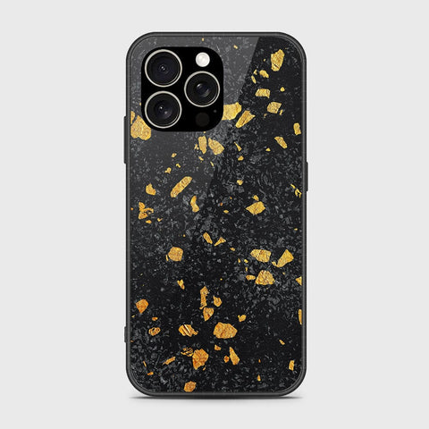 iPhone 15 Pro Max Cover- Black Marble Series - HQ Ultra Shine Premium Infinity Glass Soft Silicon Borders Case