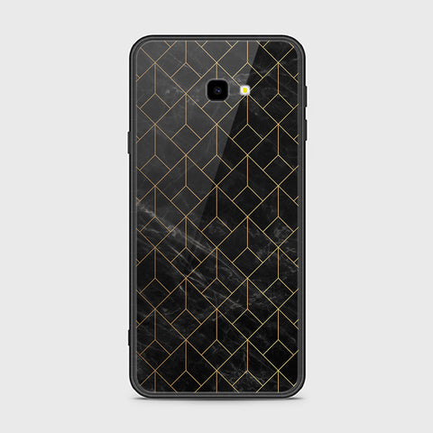 Samsung Galaxy J4 Plus Cover- Black Marble Series - HQ Ultra Shine Premium Infinity Glass Soft Silicon Borders Case