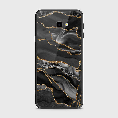 Samsung Galaxy J4 Plus Cover- Black Marble Series - HQ Ultra Shine Premium Infinity Glass Soft Silicon Borders Case