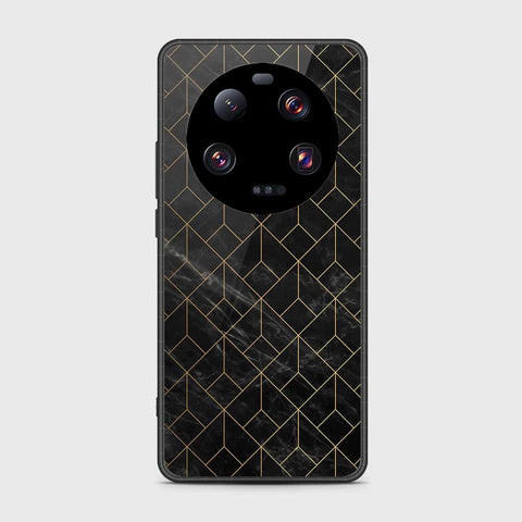 Xiaomi 13 Ultra Cover- Black Marble Series - HQ Ultra Shine Premium Infinity Glass Soft Silicon Borders Case