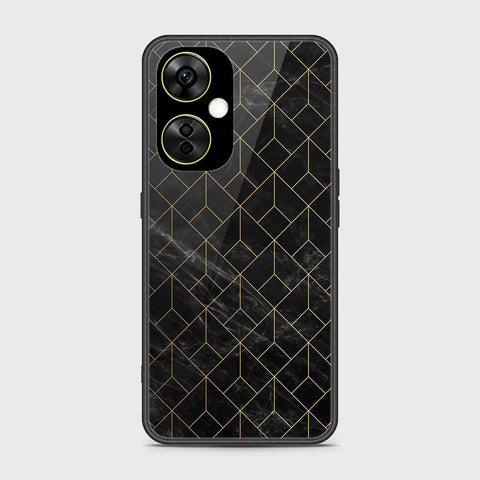 OnePlus Nord CE 3 Lite Cover- Black Marble Series - HQ Ultra Shine Premium Infinity Glass Soft Silicon Borders Case