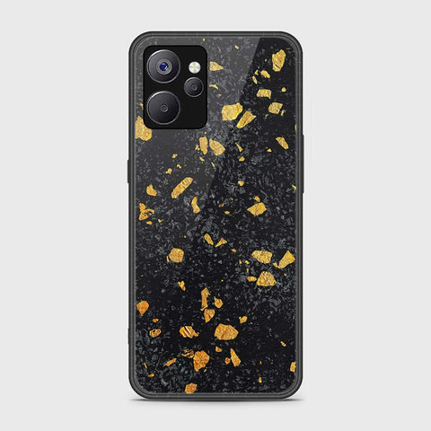 Realme 10 5G Cover- Black Marble Series - HQ Ultra Shine Premium Infinity Glass Soft Silicon Borders Case