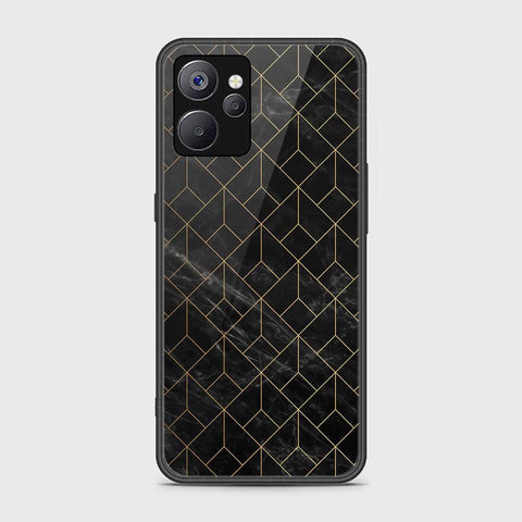 Realme 10 5G Cover- Black Marble Series - HQ Ultra Shine Premium Infinity Glass Soft Silicon Borders Case