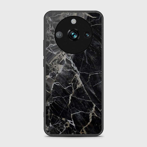 Realme 11 Pro Plus Cover- Black Marble Series - HQ Ultra Shine Premium Infinity Glass Soft Silicon Borders Case