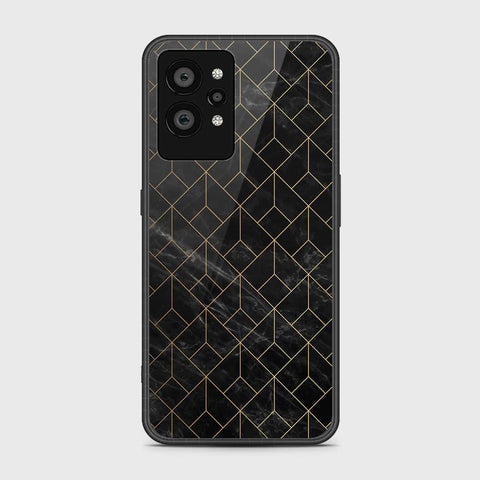 Realme GT2 Pro Cover- Black Marble Series - HQ Ultra Shine Premium Infinity Glass Soft Silicon Borders Case