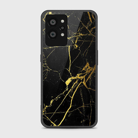 Realme GT2 Pro Cover- Black Marble Series - HQ Ultra Shine Premium Infinity Glass Soft Silicon Borders Case