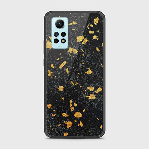 Xiaomi Redmi Note 12 Pro 4G Cover- Black Marble Series - HQ Ultra Shine Premium Infinity Glass Soft Silicon Borders Case