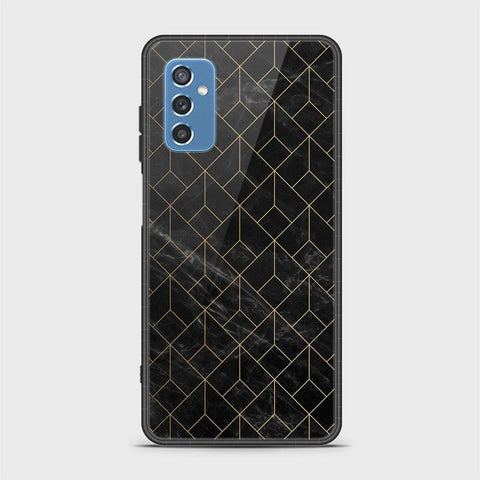 Samsung Galaxy M52 5G Cover- Black Marble Series - HQ Ultra Shine Premium Infinity Glass Soft Silicon Borders Case