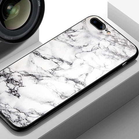 Vivo Y33s Cover - White Marble Series - HQ Ultra Shine Premium Infinity Glass Soft Silicon Borders Case