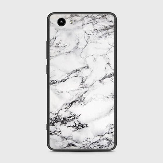 Vivo Y71 Cover - White Marble Series - HQ Ultra Shine Premium Infinity Glass Soft Silicon Borders Case