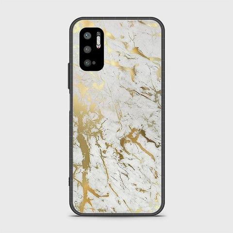 Xiaomi Redmi Note 10 5G Cover - White Marble Series - HQ Ultra Shine Premium Infinity Glass Soft Silicon Borders Case