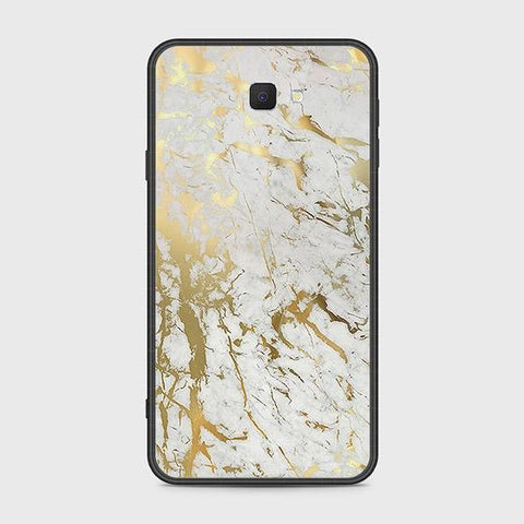 Samsung Galaxy J7 Prime Cover - White Marble Series - HQ Ultra Shine Premium Infinity Glass Soft Silicon Borders Case