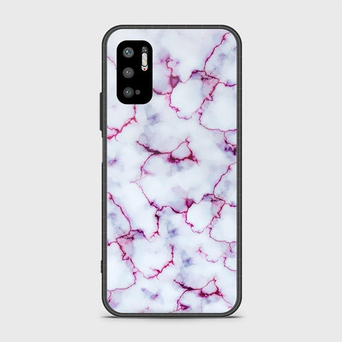 Xiaomi Redmi Note 10 5G Cover - White Marble Series - HQ Ultra Shine Premium Infinity Glass Soft Silicon Borders Case