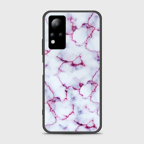 Infinix Note 11 Cover- White Marble Series - HQ Ultra Shine Premium Infinity Glass Soft Silicon Borders Case