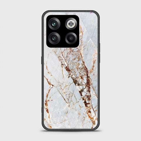 OnePlus Ace Pro Cover- White Marble Series - HQ Ultra Shine Premium Infinity Glass Soft Silicon Borders Case
