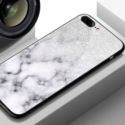 Oppo A17 Cover- White Marble Series - HQ Ultra Shine Premium Infinity Glass Soft Silicon Borders Case
