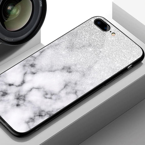 Samsung Galaxy S10e Cover - White Marble Series - HQ Ultra Shine Premium Infinity Glass Soft Silicon Borders Case