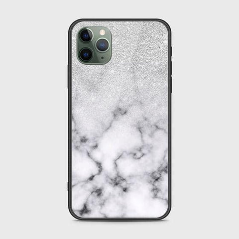 iPhone 11 Pro Max Cover - White Marble Series - HQ Ultra Shine Premium Infinity Glass Soft Silicon Borders Case