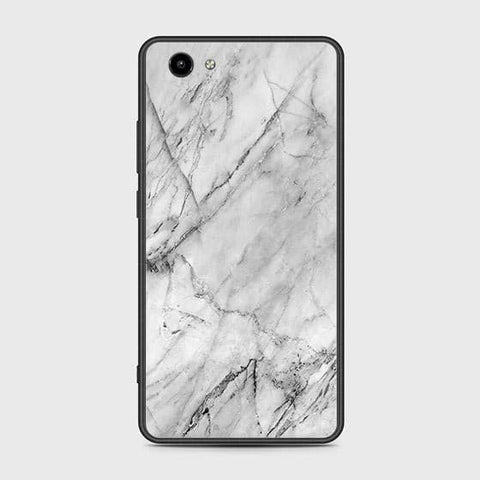 Vivo Y71 Cover - White Marble Series - HQ Ultra Shine Premium Infinity Glass Soft Silicon Borders Case