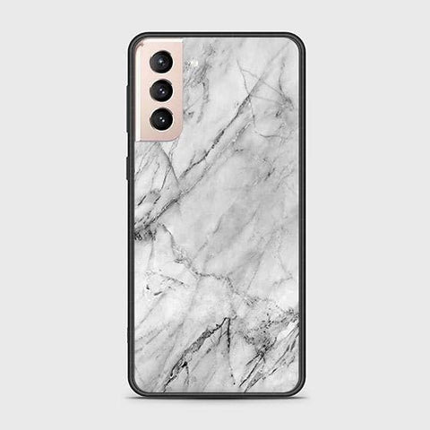 Samsung Galaxy S22 Plus 5G Cover - White Marble Series - HQ Ultra Shine Premium Infinity Glass Soft Silicon Borders Case