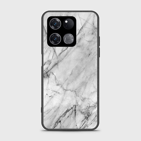 OnePlus Ace Racing Cover- White Marble Series - HQ Ultra Shine Premium Infinity Glass Soft Silicon Borders Case