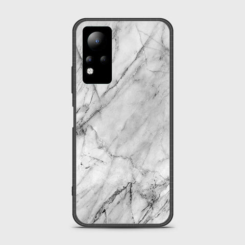 Infinix Note 11 Cover- White Marble Series - HQ Ultra Shine Premium Infinity Glass Soft Silicon Borders Case