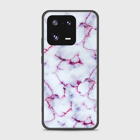 Xiaomi 13 Pro Cover- White Marble Series - HQ Ultra Shine Premium Infinity Glass Soft Silicon Borders Case