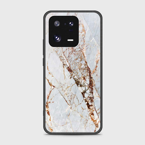 Xiaomi 13 Pro Cover- White Marble Series - HQ Ultra Shine Premium Infinity Glass Soft Silicon Borders Case