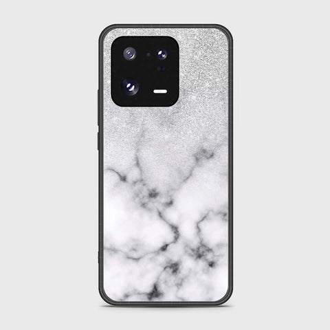 Xiaomi 13 Pro Cover- White Marble Series - HQ Ultra Shine Premium Infinity Glass Soft Silicon Borders Case