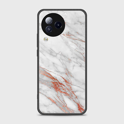 Xiaomi Civi 3 Cover- White Marble Series - HQ Ultra Shine Premium Infinity Glass Soft Silicon Borders Case