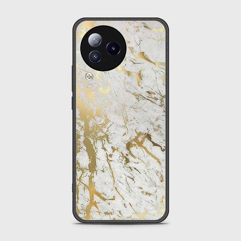 Xiaomi Civi 3 Cover- White Marble Series - HQ Ultra Shine Premium Infinity Glass Soft Silicon Borders Case