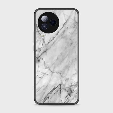 Xiaomi Civi 3 Cover- White Marble Series - HQ Ultra Shine Premium Infinity Glass Soft Silicon Borders Case