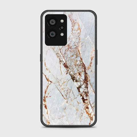 Realme GT2 Pro Cover- White Marble Series - HQ Ultra Shine Premium Infinity Glass Soft Silicon Borders Case