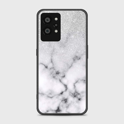 Realme GT2 Pro Cover- White Marble Series - HQ Ultra Shine Premium Infinity Glass Soft Silicon Borders Case