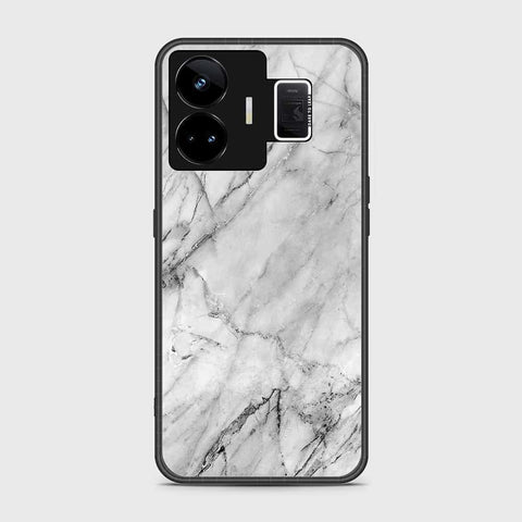 Realme GT Neo 5 Cover- White Marble Series - HQ Ultra Shine Premium Infinity Glass Soft Silicon Borders Case