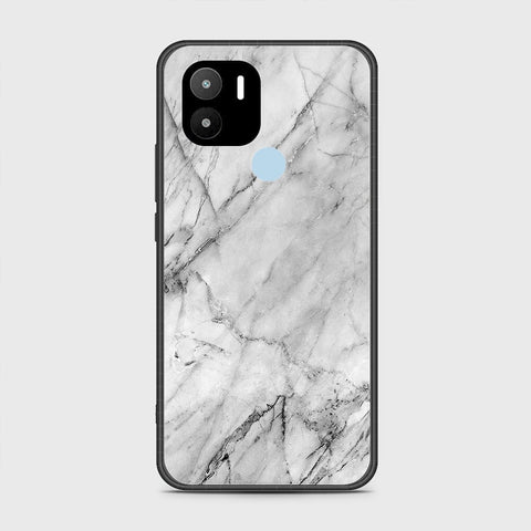 Xiaomi Redmi A2 Plus Cover- White Marble Series - HQ Ultra Shine Premium Infinity Glass Soft Silicon Borders Case