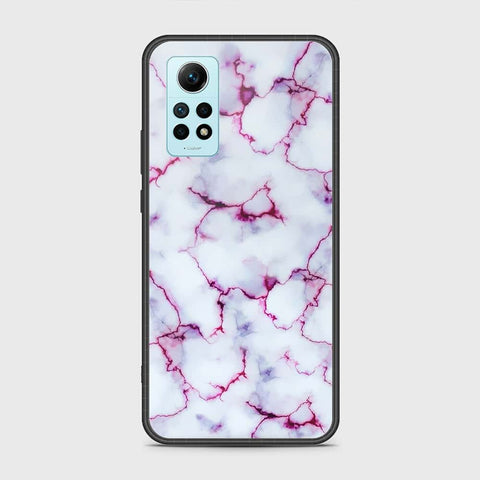 Xiaomi Redmi Note 12 Pro 4G Cover- White Marble Series - HQ Ultra Shine Premium Infinity Glass Soft Silicon Borders Case