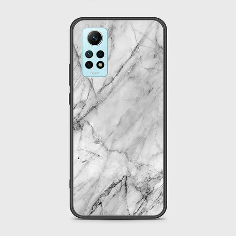 Xiaomi Redmi Note 12 Pro 4G Cover- White Marble Series - HQ Ultra Shine Premium Infinity Glass Soft Silicon Borders Case