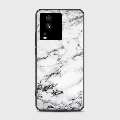 Vivo iQOO Neo 7 Cover- White Marble Series - HQ Ultra Shine Premium Infinity Glass Soft Silicon Borders Case